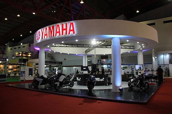 Booth Yamaha CBU DNA di Indonesia Japan Expo - JIExpo Kemayoran